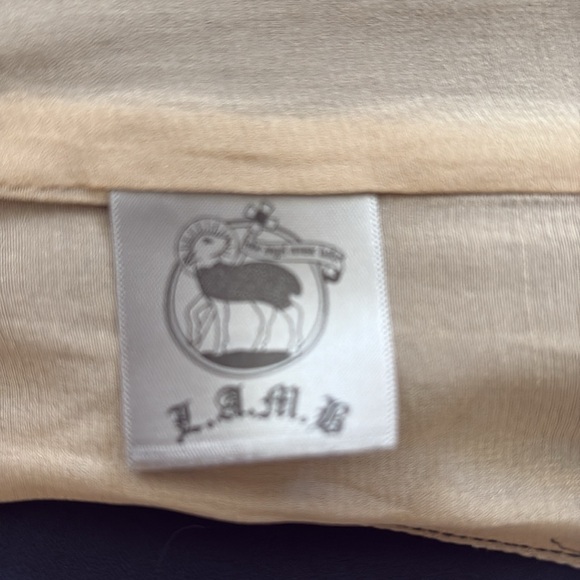 L.A.M.B. Navy Pencil Skirt With Cascade Ruffle - Picture 7 of 7